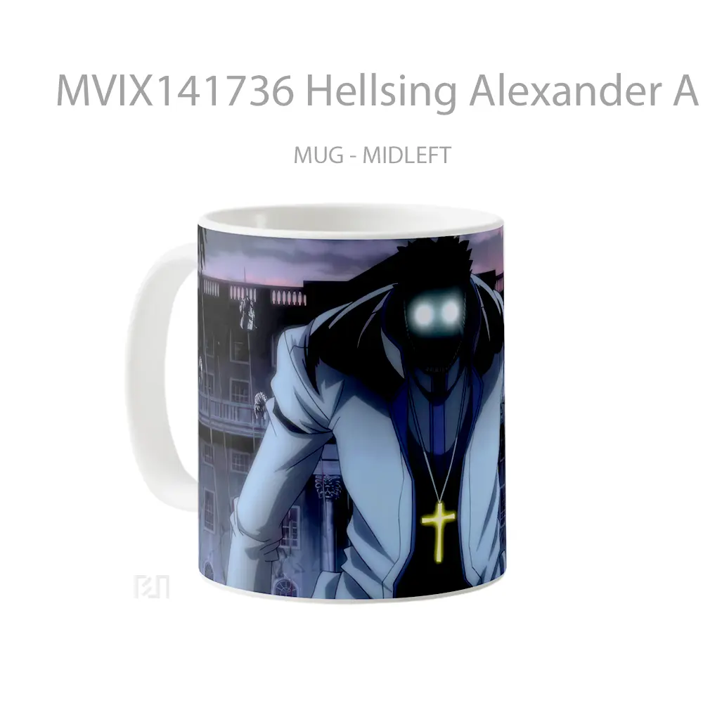 Mug Hellsing Alexander Anderson Gelas Keramik Unik - All-side / Desain