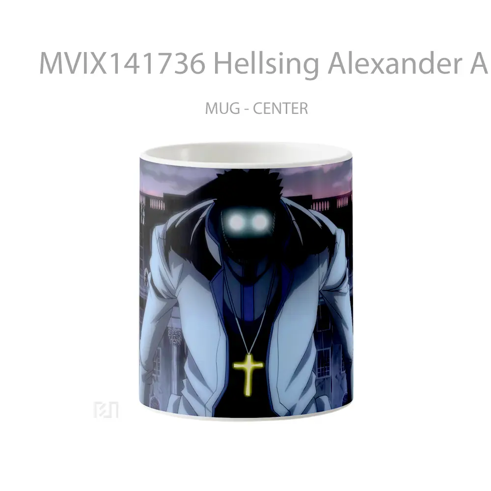 Mug Hellsing Alexander Anderson Gelas Keramik Unik