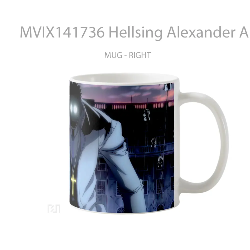 Mug Hellsing Alexander Anderson Gelas Keramik Unik - All-side / Desain