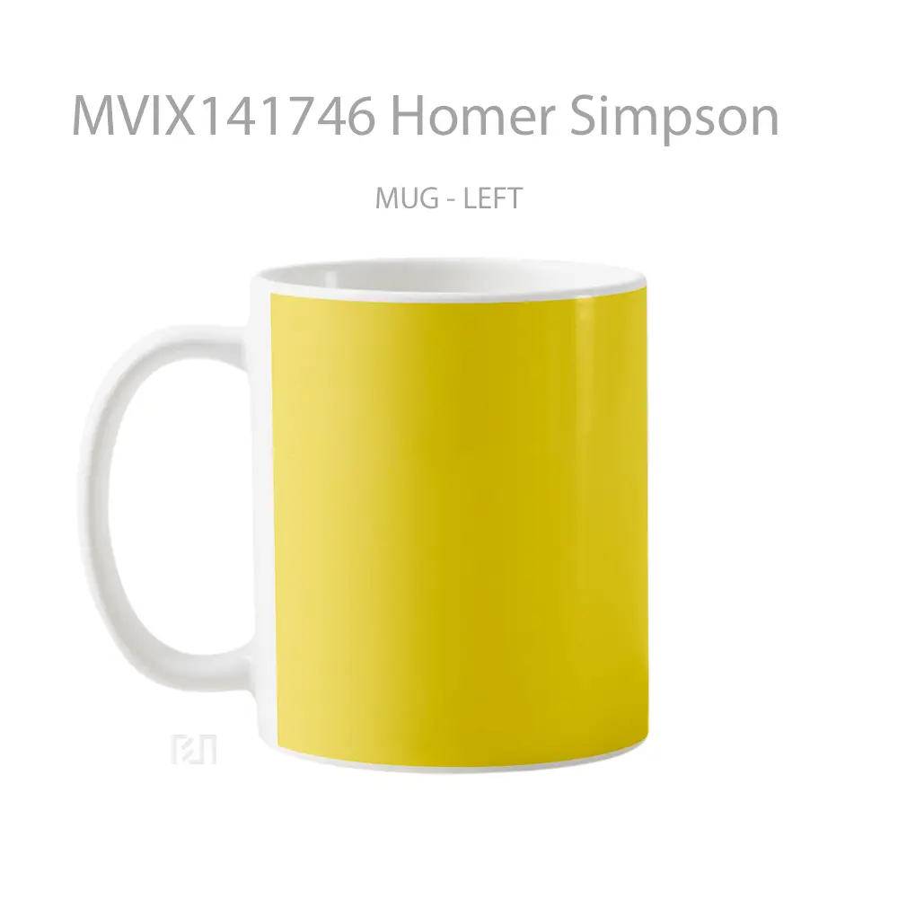 Mug Homer Simpson Gelas Keramik Unik - All-side / Desain