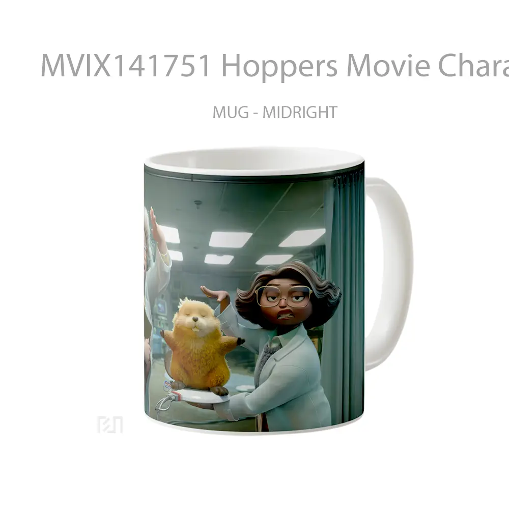 Mug Hoppers Movie Characters Gelas Keramik Unik - All-side / Desain