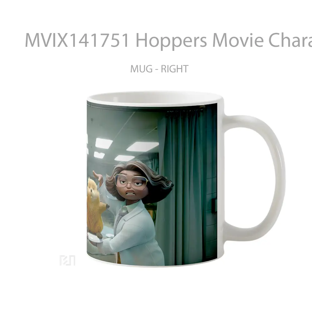 Mug Hoppers Movie Characters Gelas Keramik Unik - All-side / Desain
