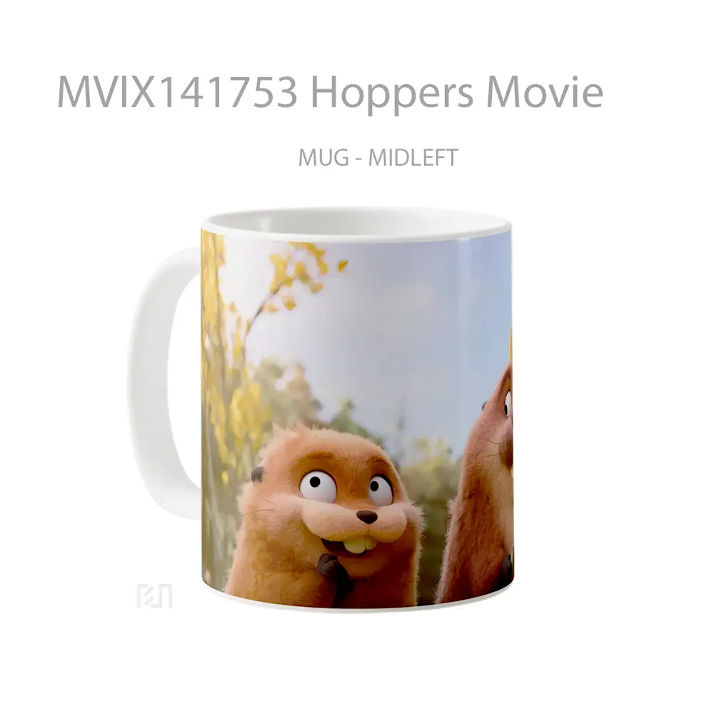 Mug Hoppers Movie Gelas Keramik Unik - All-side / Desain