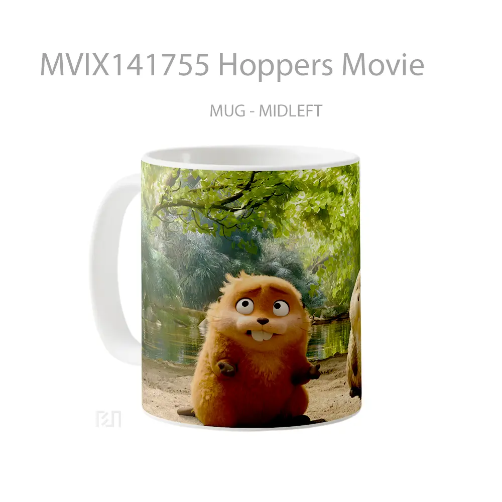 Mug Hoppers Movie Gelas Keramik Unik - All-side / Desain