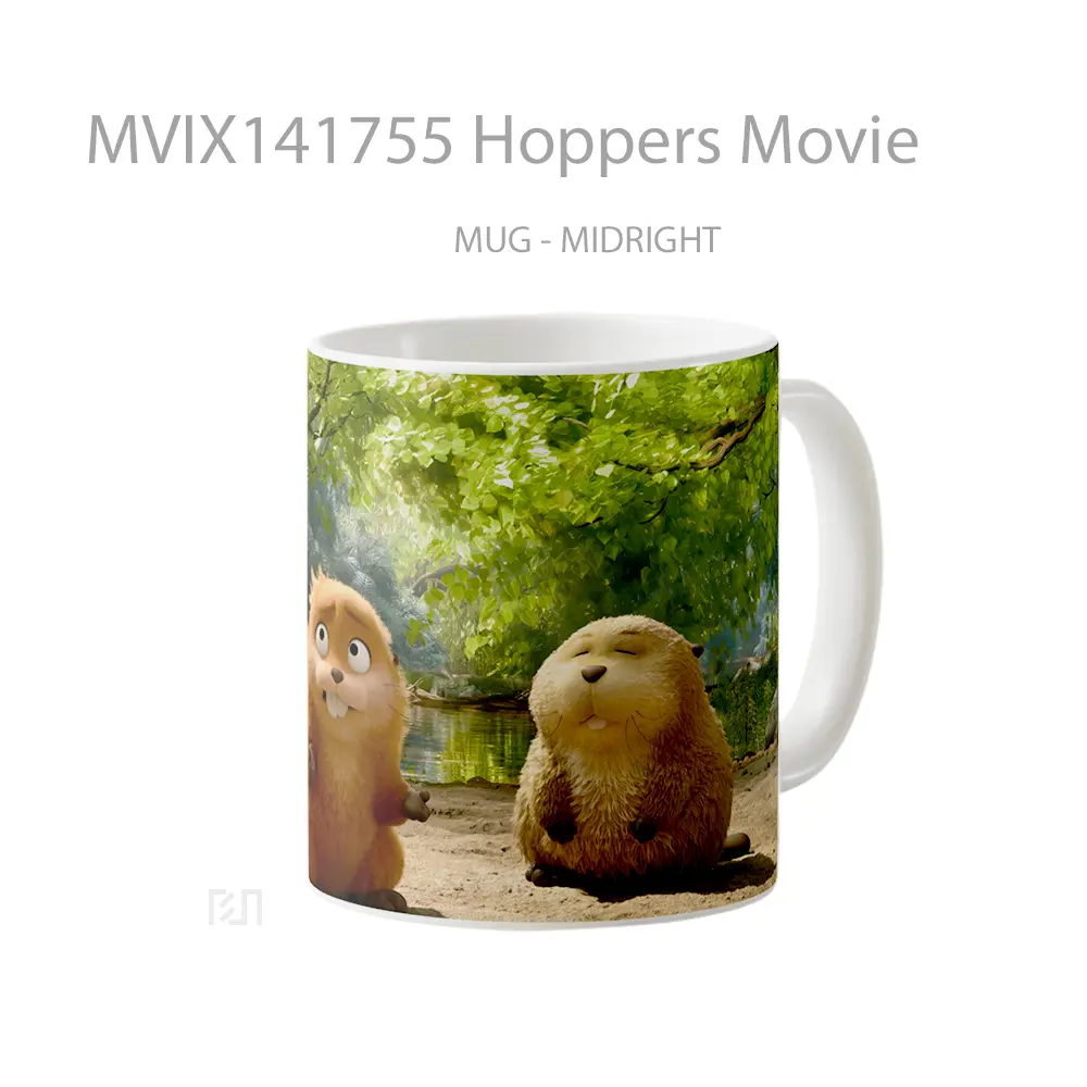 Mug Hoppers Movie Gelas Keramik Unik - All-side / Desain