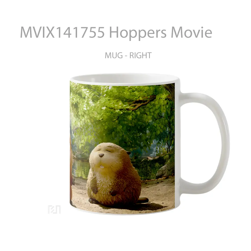 Mug Hoppers Movie Gelas Keramik Unik - All-side / Desain