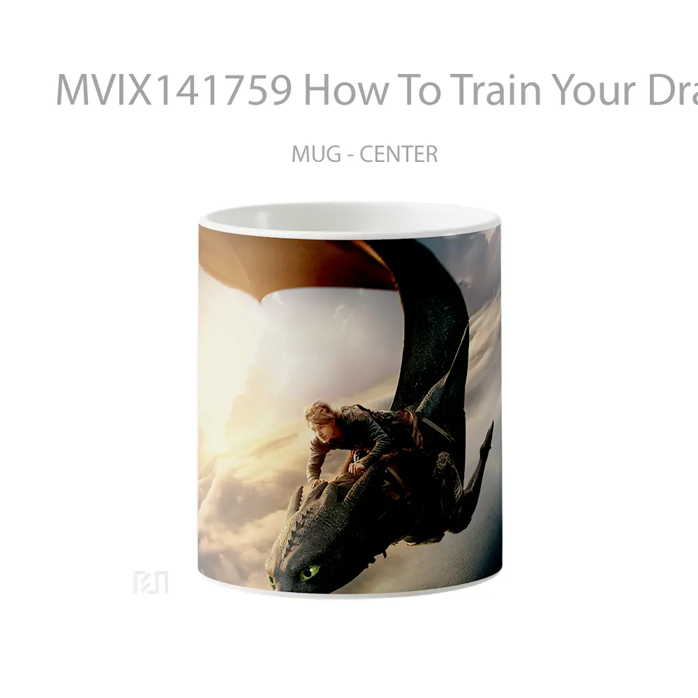 Mug How To Train Your Dragon Hiccup Toothless Live Action Gelas Keramik Unik