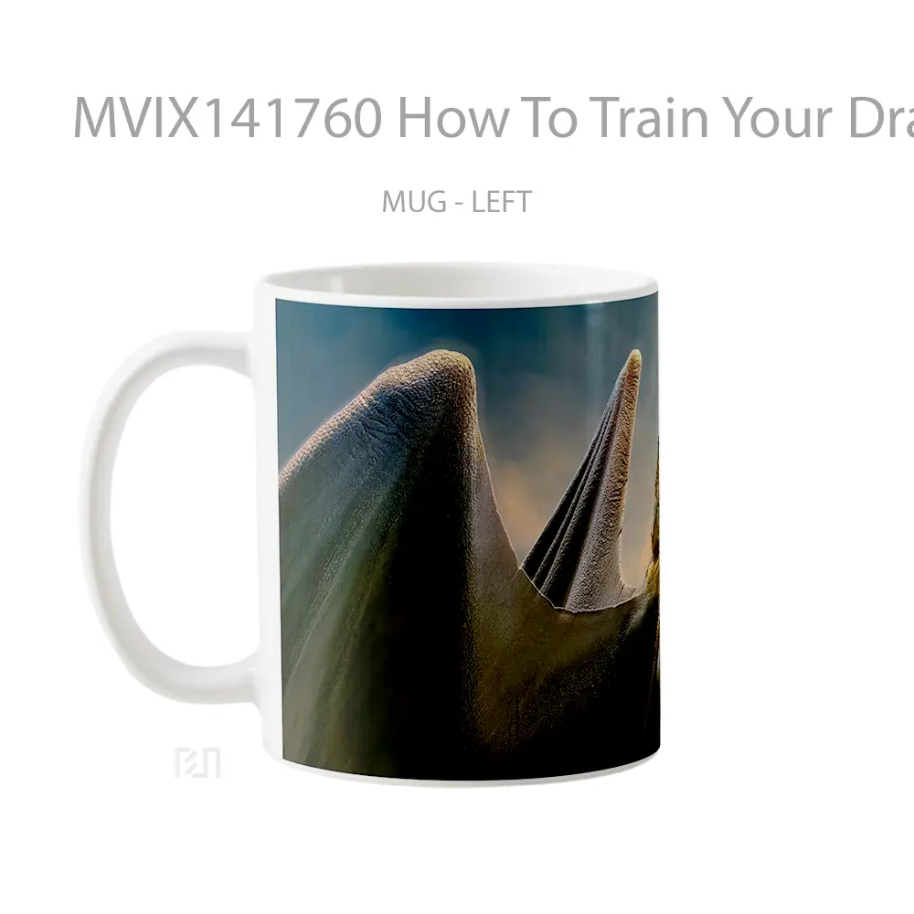 Mug How To Train Your Dragon Toothless Hiccup Gelas Keramik Unik - All-side / Desain