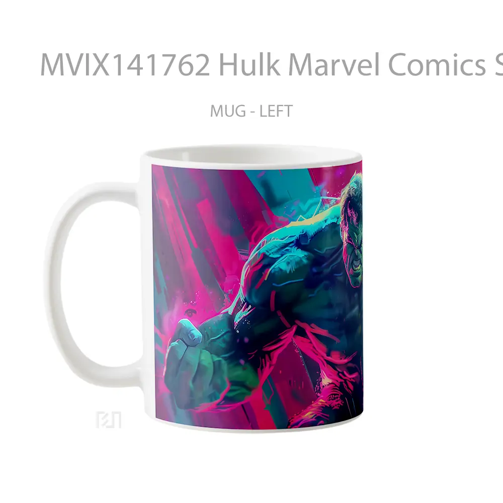 Mug Hulk Marvel Comics Superhero Gelas Superhero - All-side / Desain
