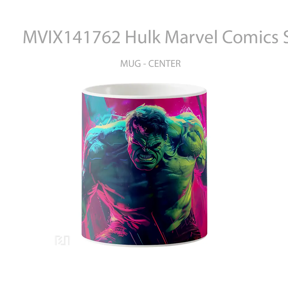 Mug Hulk Marvel Comics Superhero Gelas Superhero
