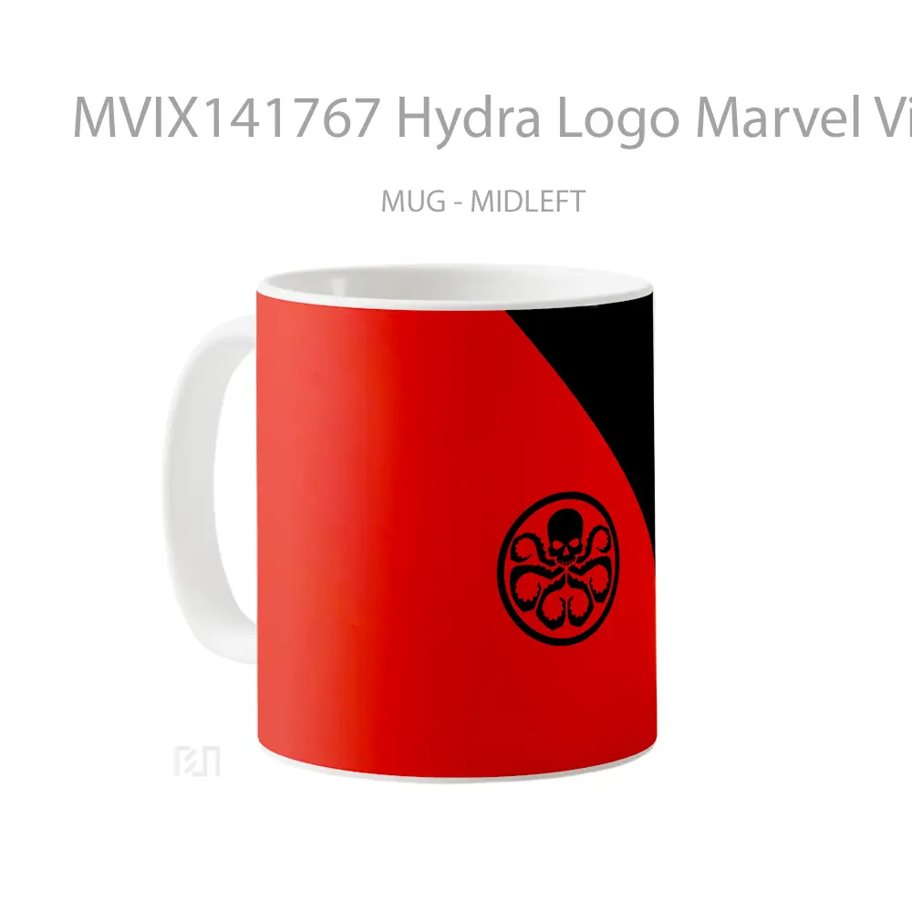 Mug Hydra Logo Marvel Villain Gelas Superhero - All-side / Desain