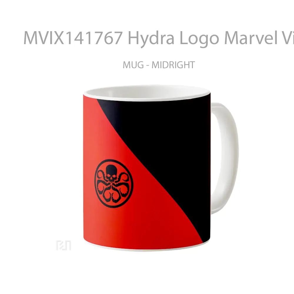 Mug Hydra Logo Marvel Villain Gelas Superhero - All-side / Desain