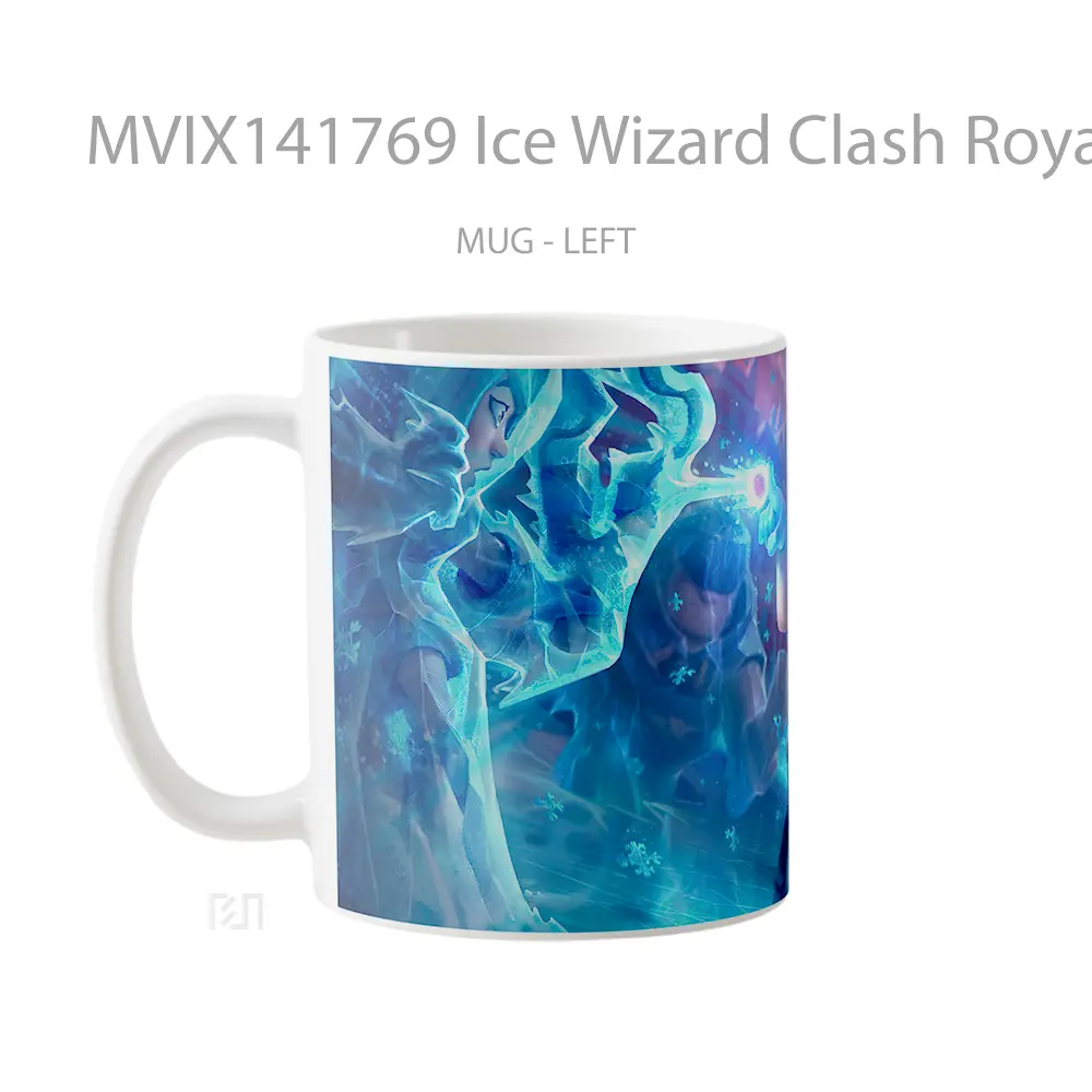 Mug Ice Wizard Clash Royal Gelas Keramik Unik - All-side / Desain