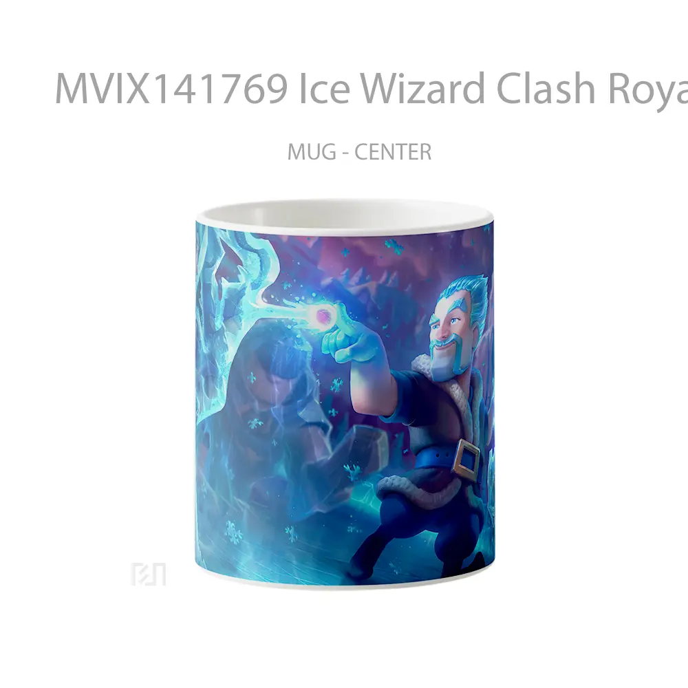 Mug Ice Wizard Clash Royal Gelas Keramik Unik