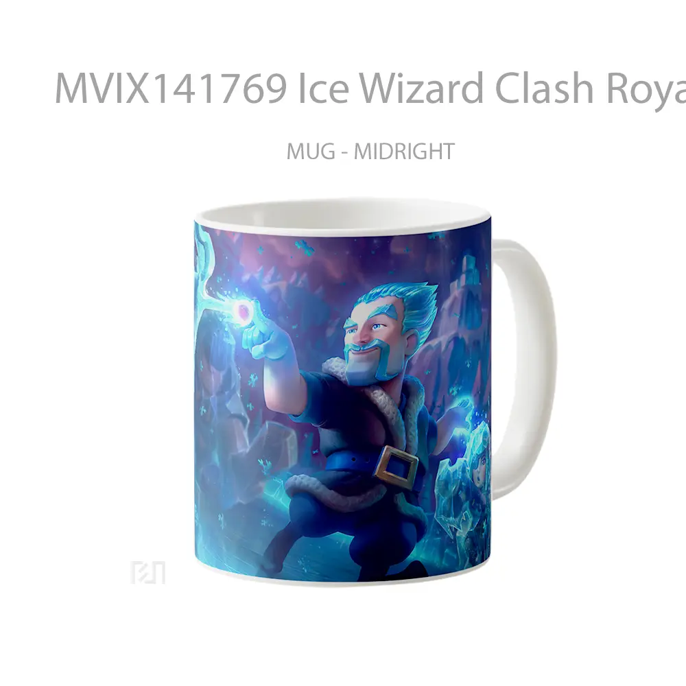 Mug Ice Wizard Clash Royal Gelas Keramik Unik - All-side / Desain