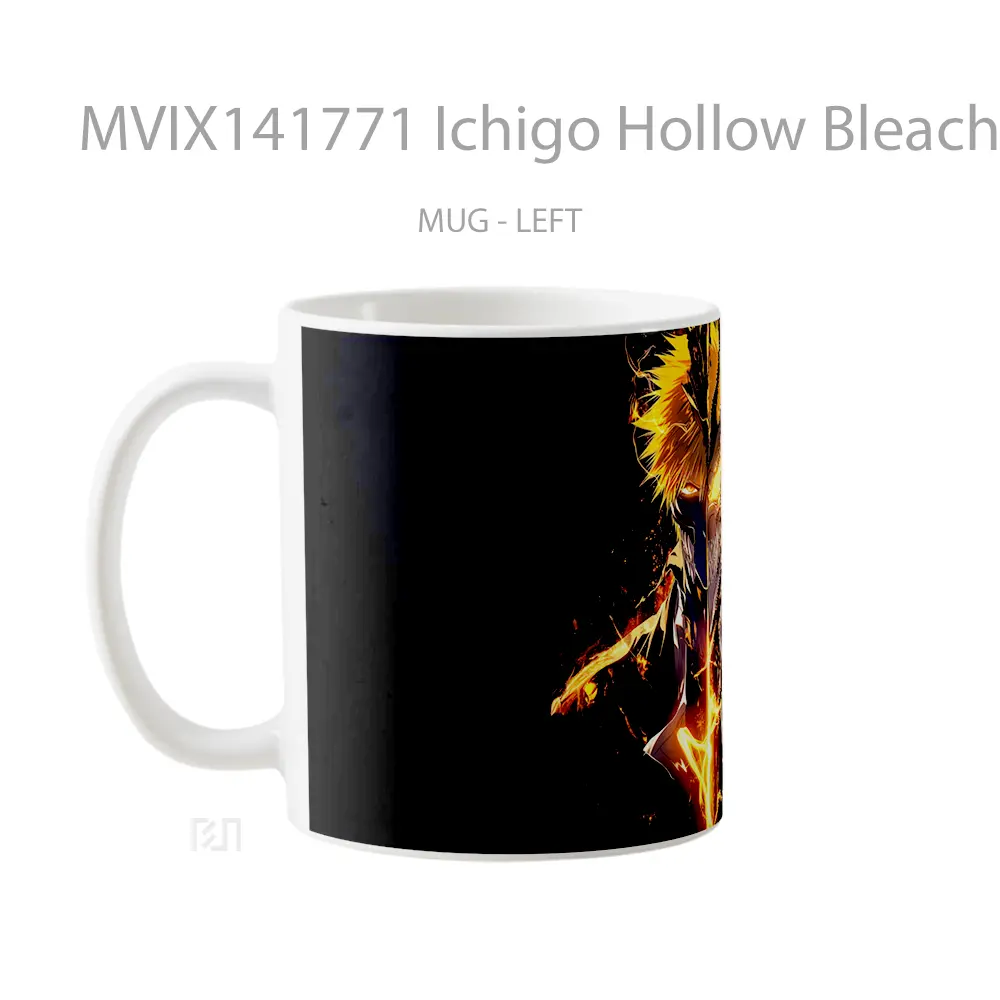 Mug Ichigo Hollow Bleach Cangkir Anime - All-side / Desain