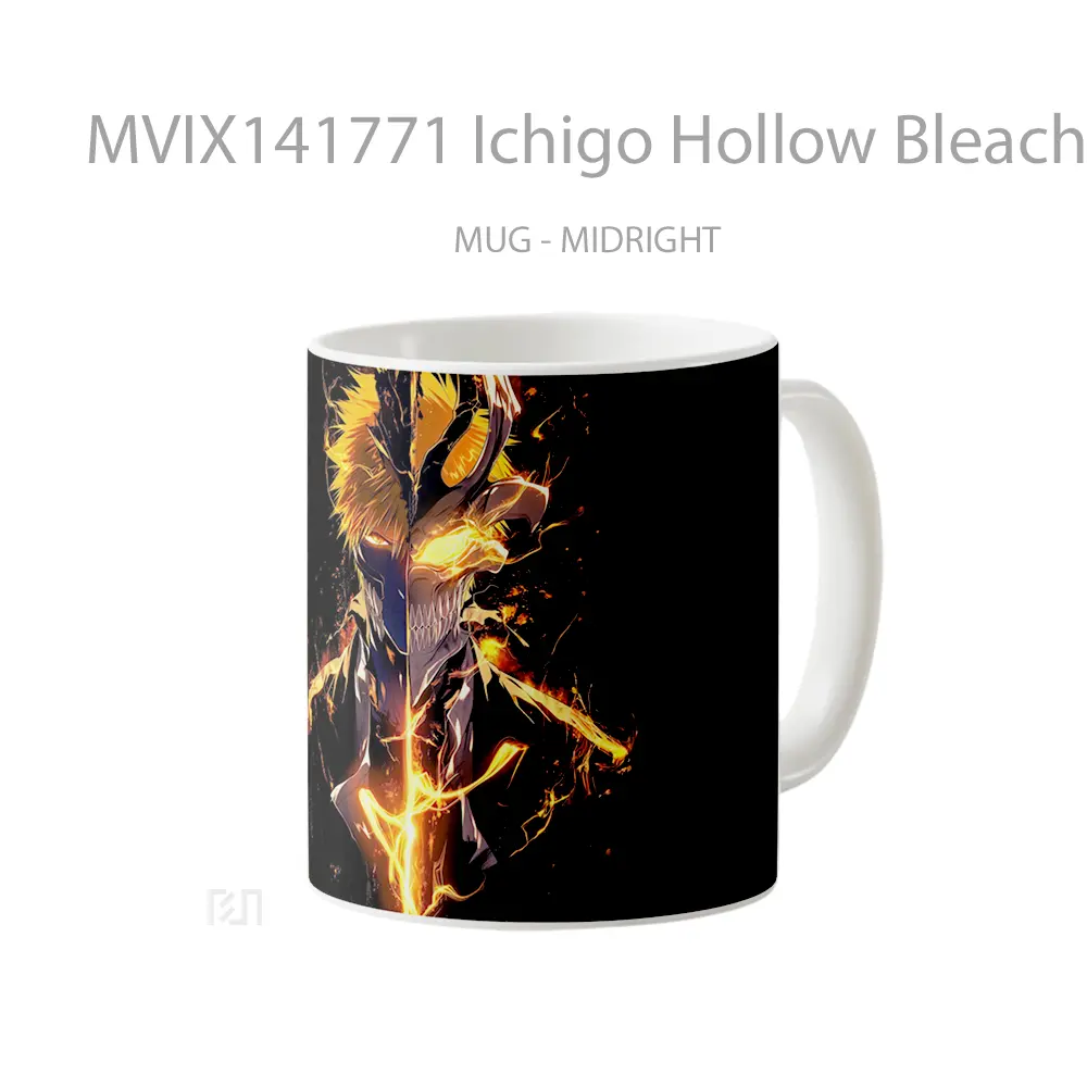 Mug Ichigo Hollow Bleach Cangkir Anime - All-side / Desain