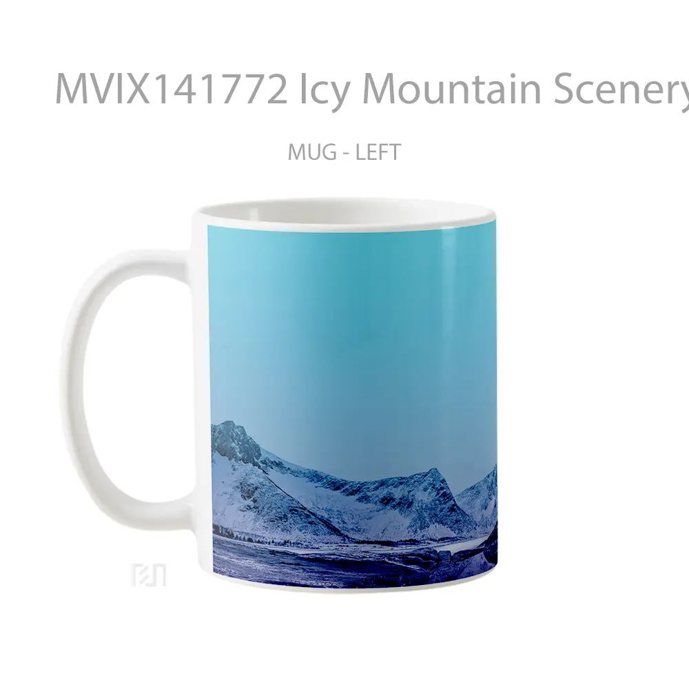 Mug Icy Mountain Scenery Samsung Gelas Pemandangan Alam - All-side / Desain