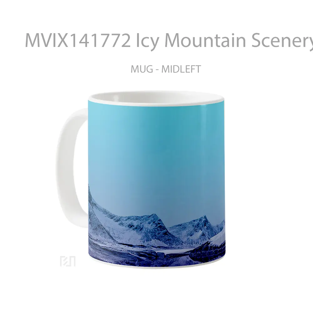 Mug Icy Mountain Scenery Samsung Gelas Pemandangan Alam - All-side / Desain