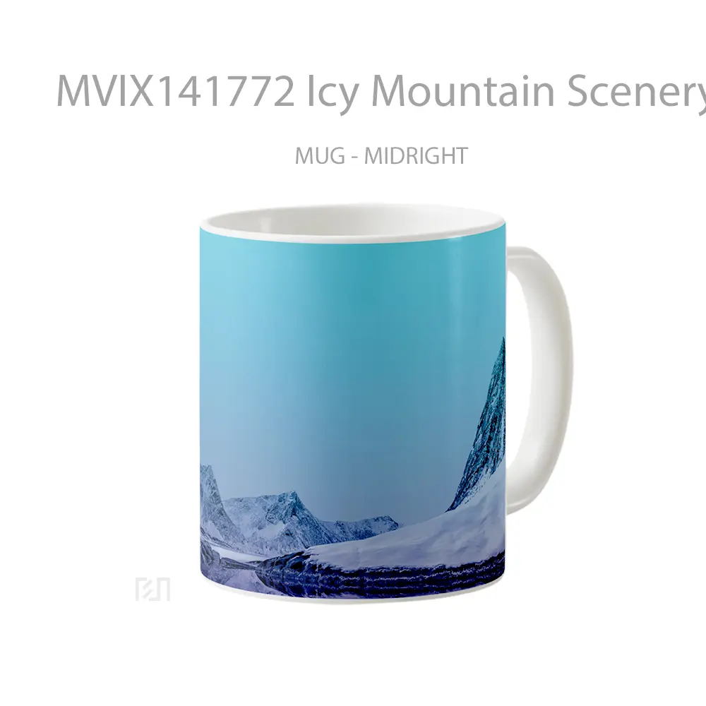 Mug Icy Mountain Scenery Samsung Gelas Pemandangan Alam - All-side / Desain