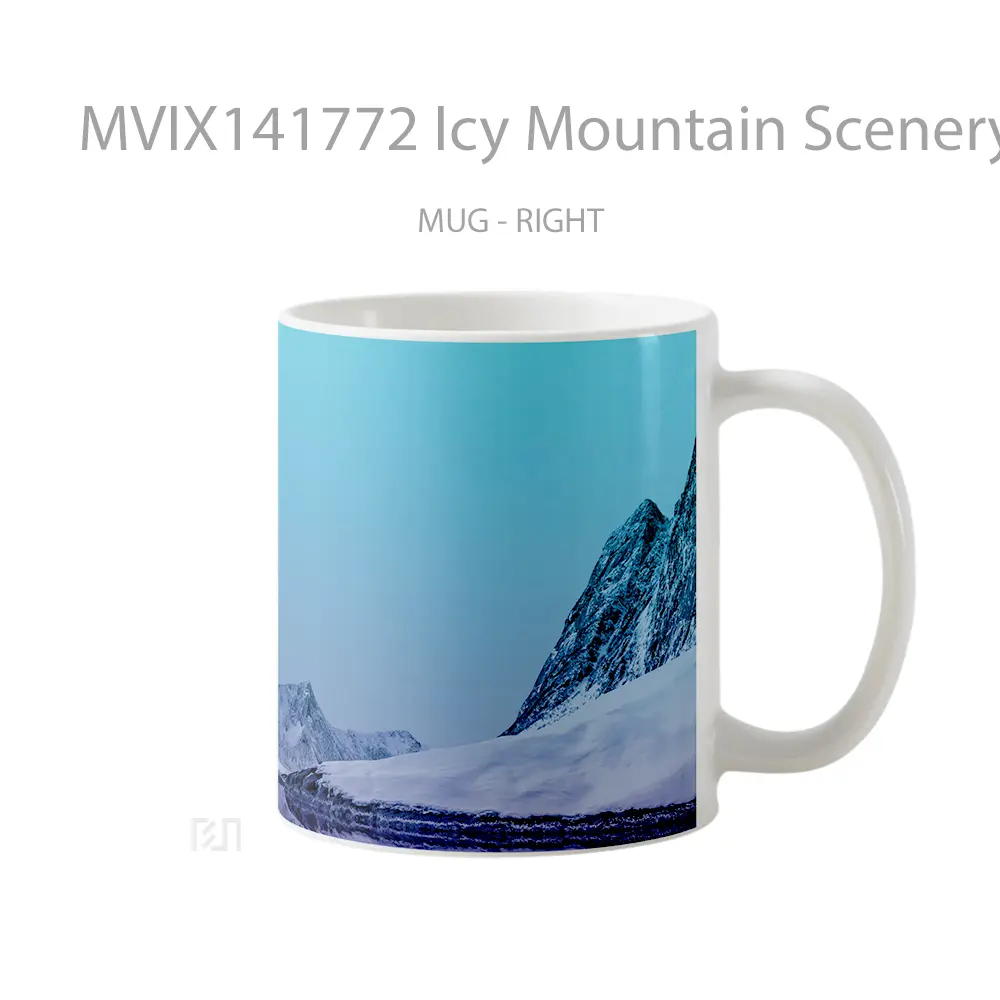 Mug Icy Mountain Scenery Samsung Gelas Pemandangan Alam - All-side / Desain