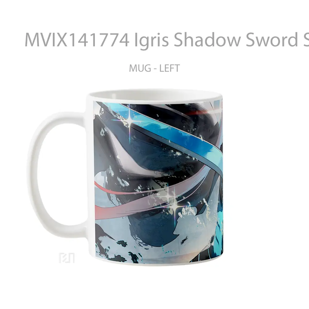 Mug Igris Shadow Sword Solo Leveling Gelas Keramik Unik - All-side / Desain