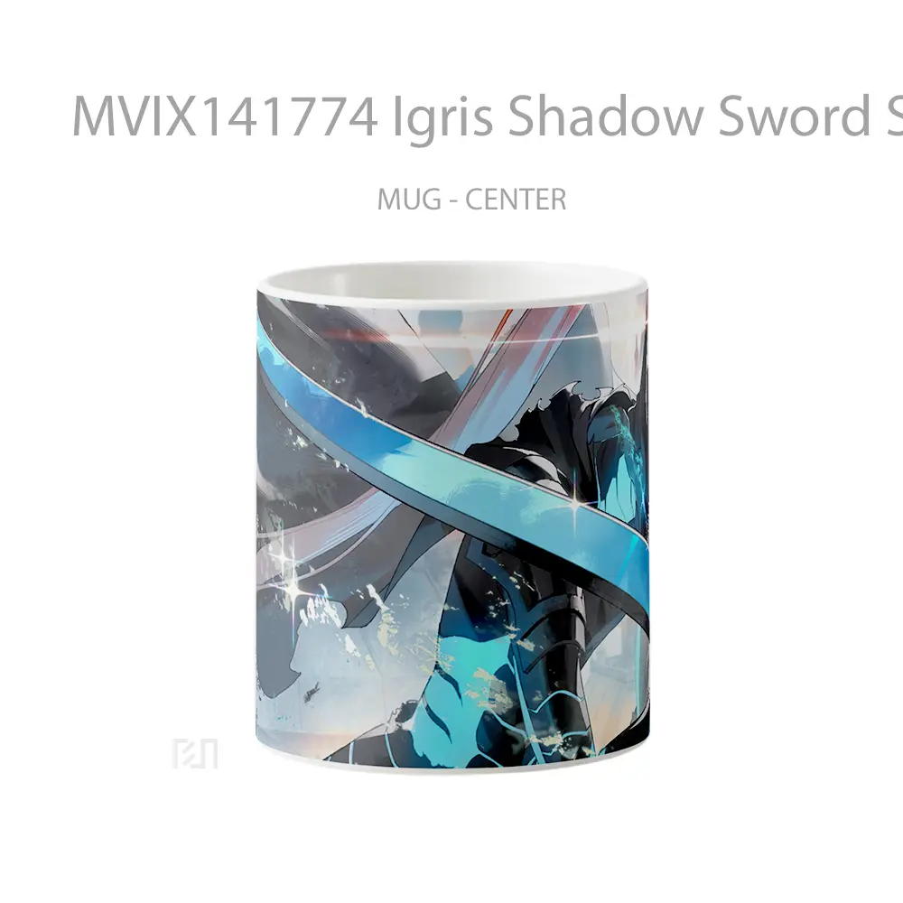 Mug Igris Shadow Sword Solo Leveling Gelas Keramik Unik