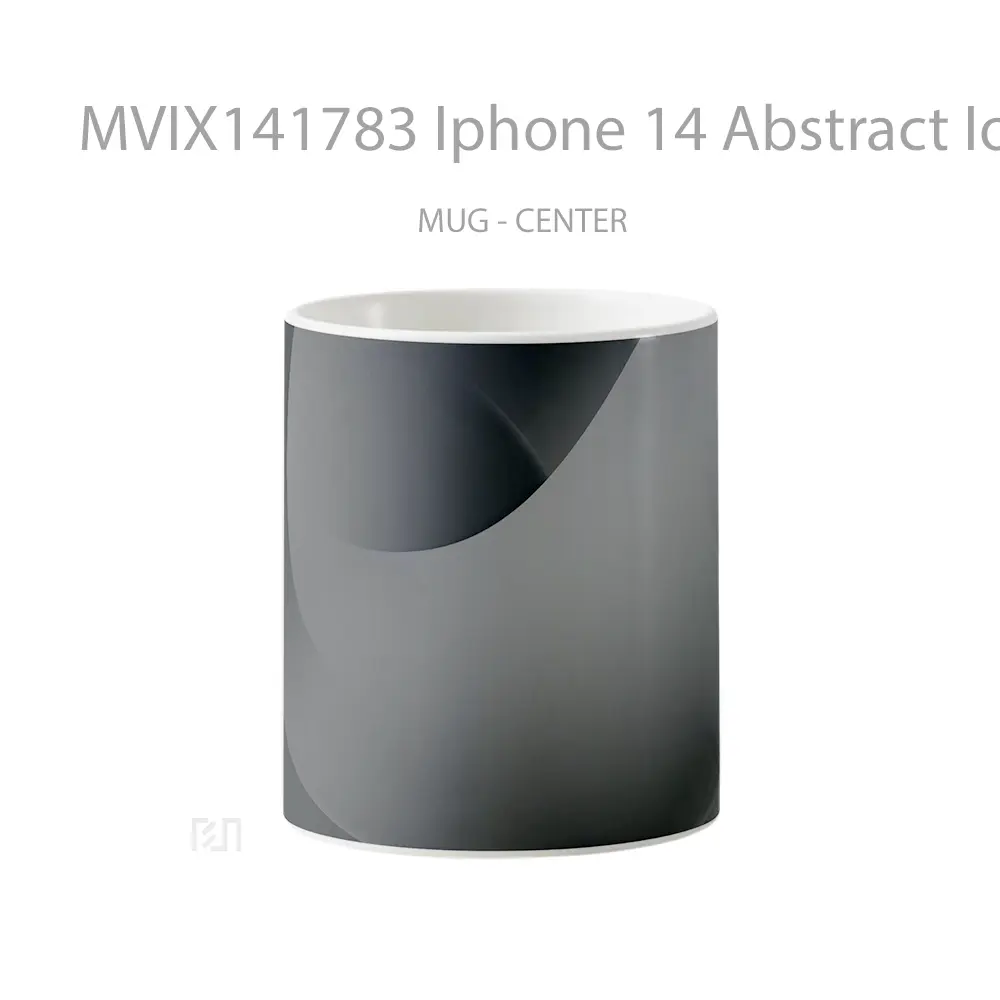Mug Iphone 14 Abstract Ios 16 Dar Gelas Keramik Unik