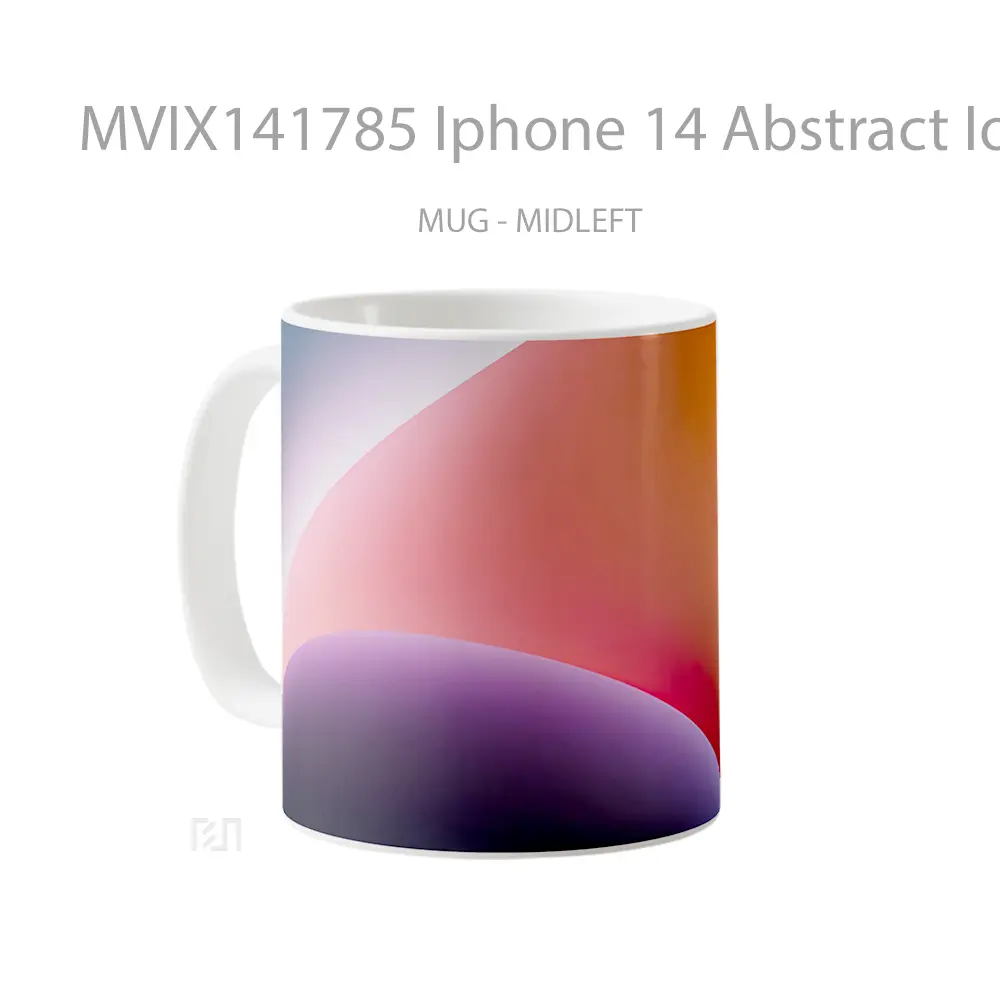 Mug Iphone 14 Abstract Ios 16 Orang Gelas Keramik Unik - All-side / Desain