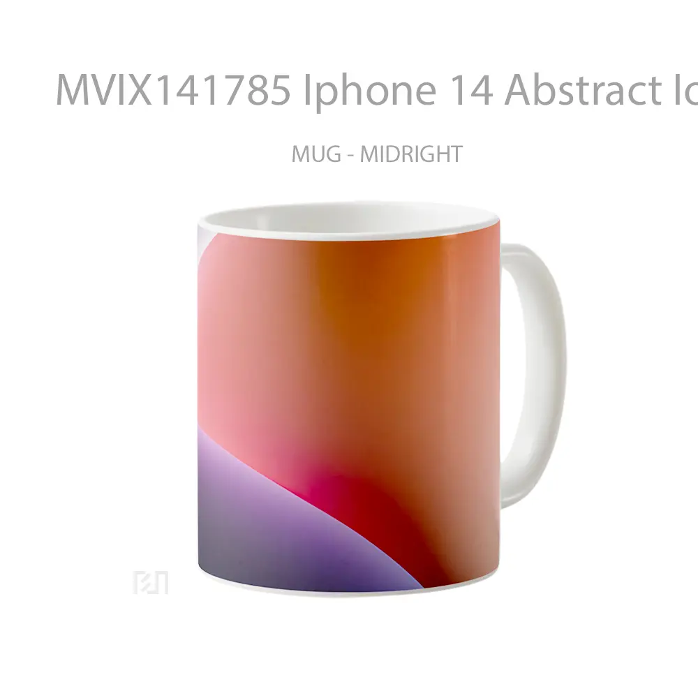 Mug Iphone 14 Abstract Ios 16 Orang Gelas Keramik Unik - All-side / Desain