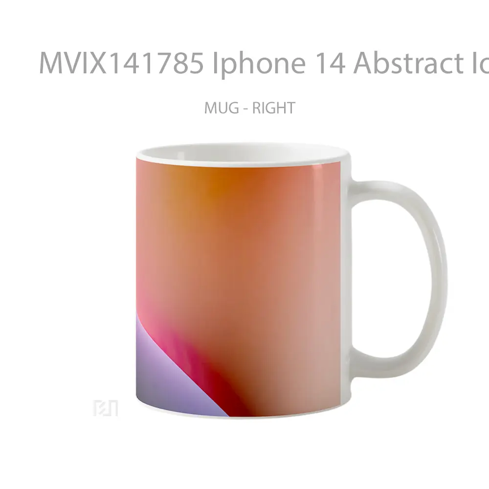 Mug Iphone 14 Abstract Ios 16 Orang Gelas Keramik Unik - All-side / Desain