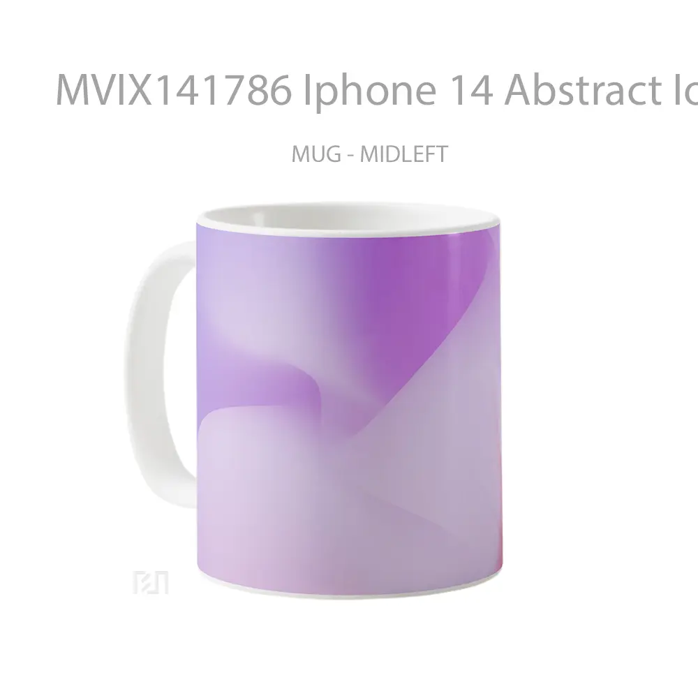 Mug Iphone 14 Abstract Ios 16 Pin Gelas Keramik Unik - All-side / Desain