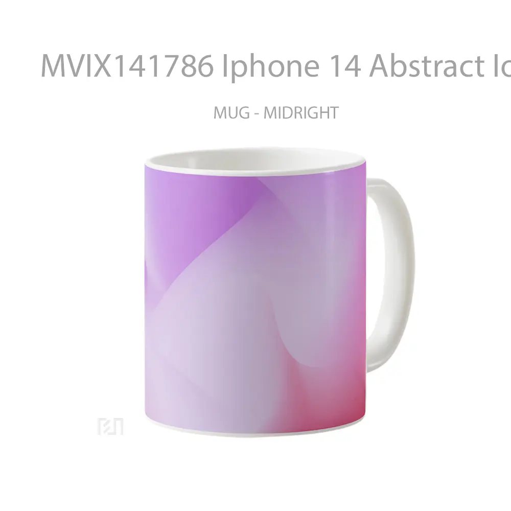 Mug Iphone 14 Abstract Ios 16 Pin Gelas Keramik Unik - All-side / Desain