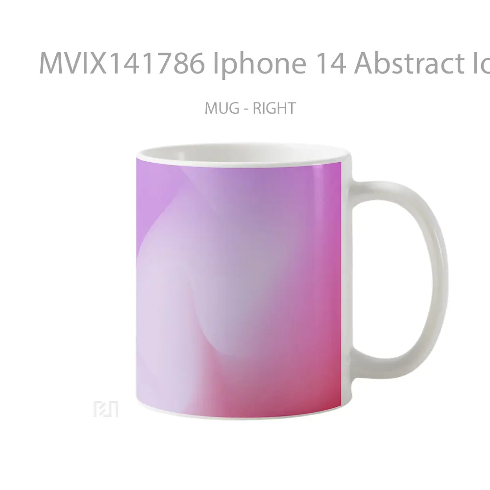 Mug Iphone 14 Abstract Ios 16 Pin Gelas Keramik Unik - All-side / Desain