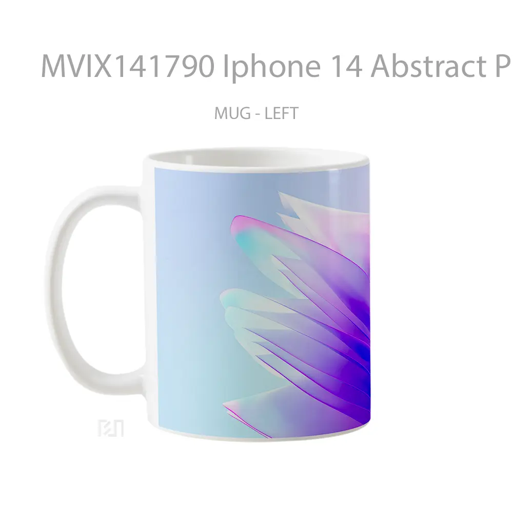 Mug Iphone 14 Abstract Purpl Gelas Keramik Unik - All-side / Desain