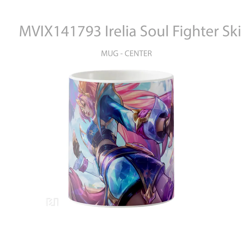 Mug Irelia Soul Fighter Skin Lol Wild Rift Splash Art Cangkir Gamer