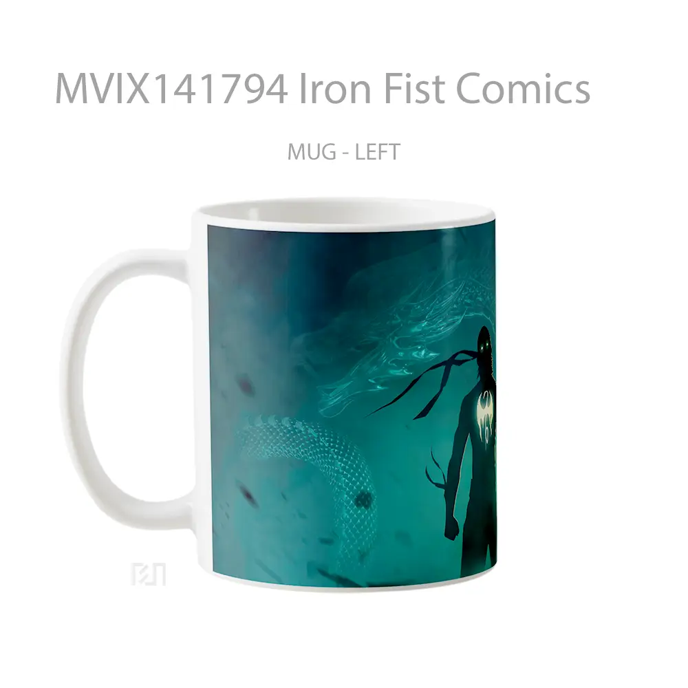 Mug Iron Fist Comics Gelas Keramik Unik - All-side / Desain