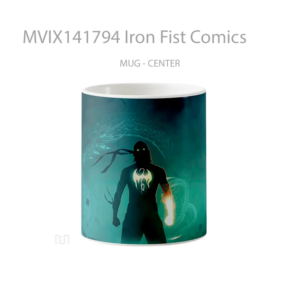 Mug Iron Fist Comics Gelas Keramik Unik