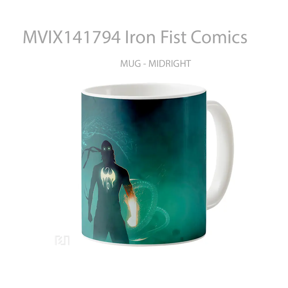 Mug Iron Fist Comics Gelas Keramik Unik - All-side / Desain