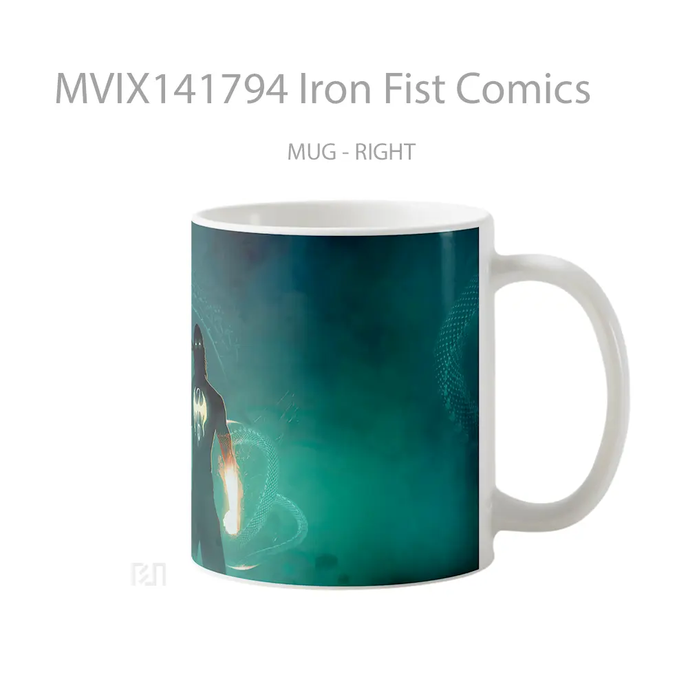 Mug Iron Fist Comics Gelas Keramik Unik - All-side / Desain