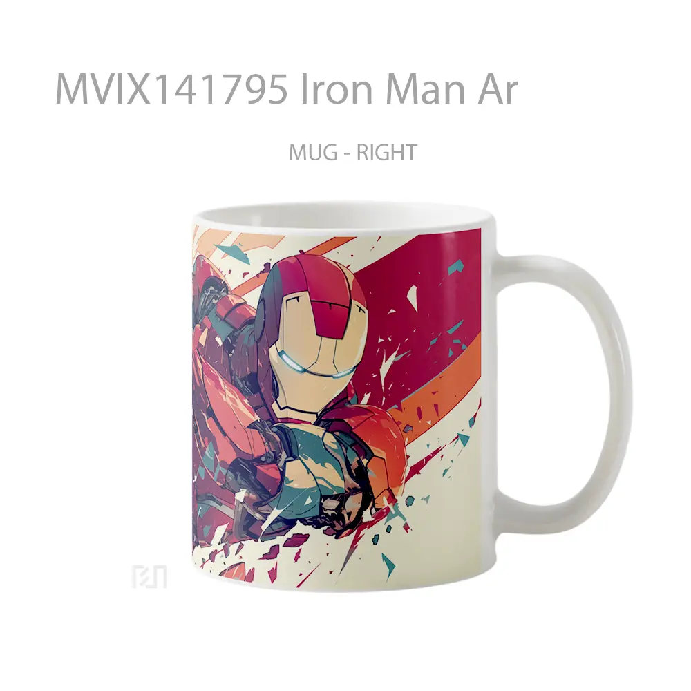 Mug Iron Man Ar Gelas Superhero - All-side / Desain