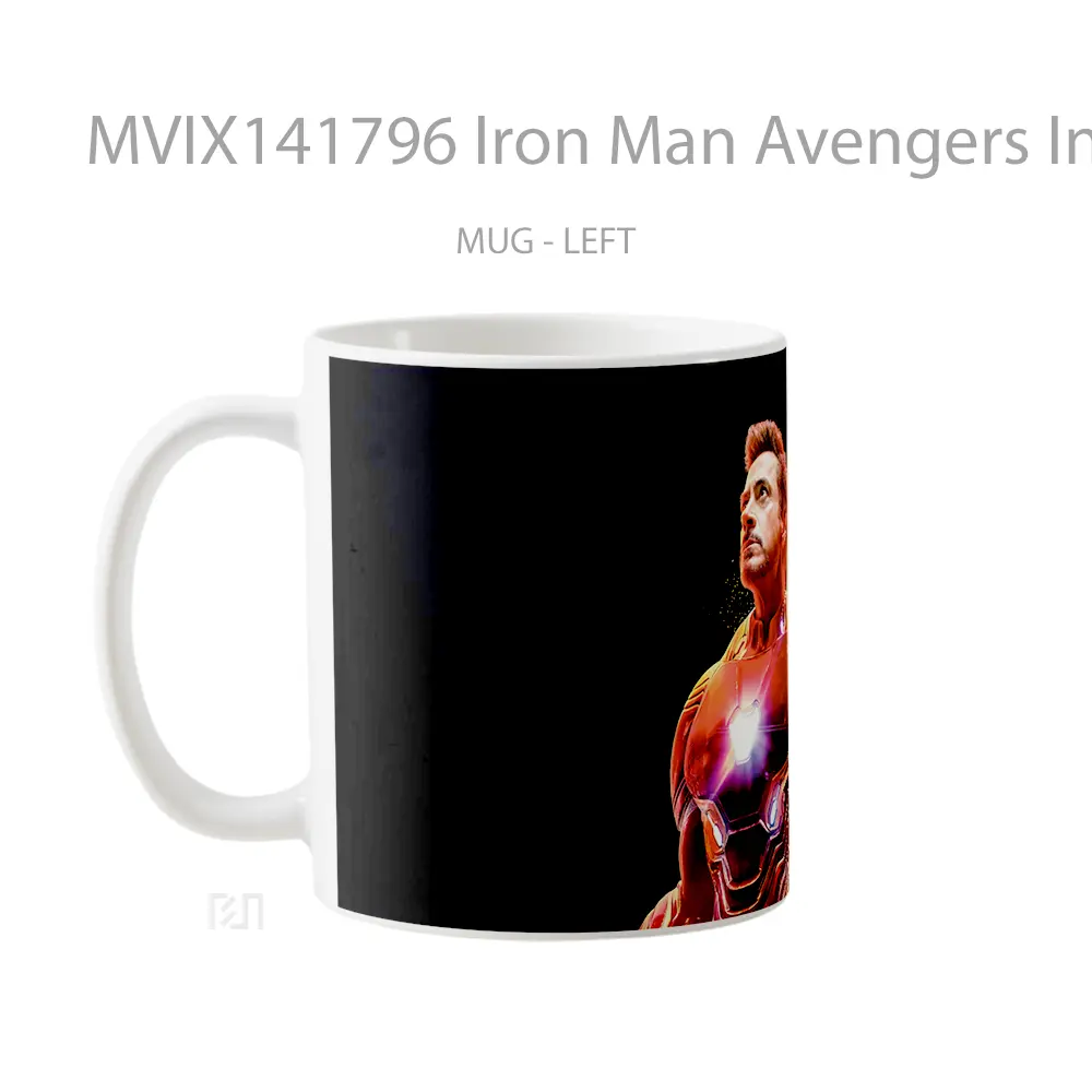 Mug Iron Man Avengers Infinity War Gelas Superhero - All-side / Desain