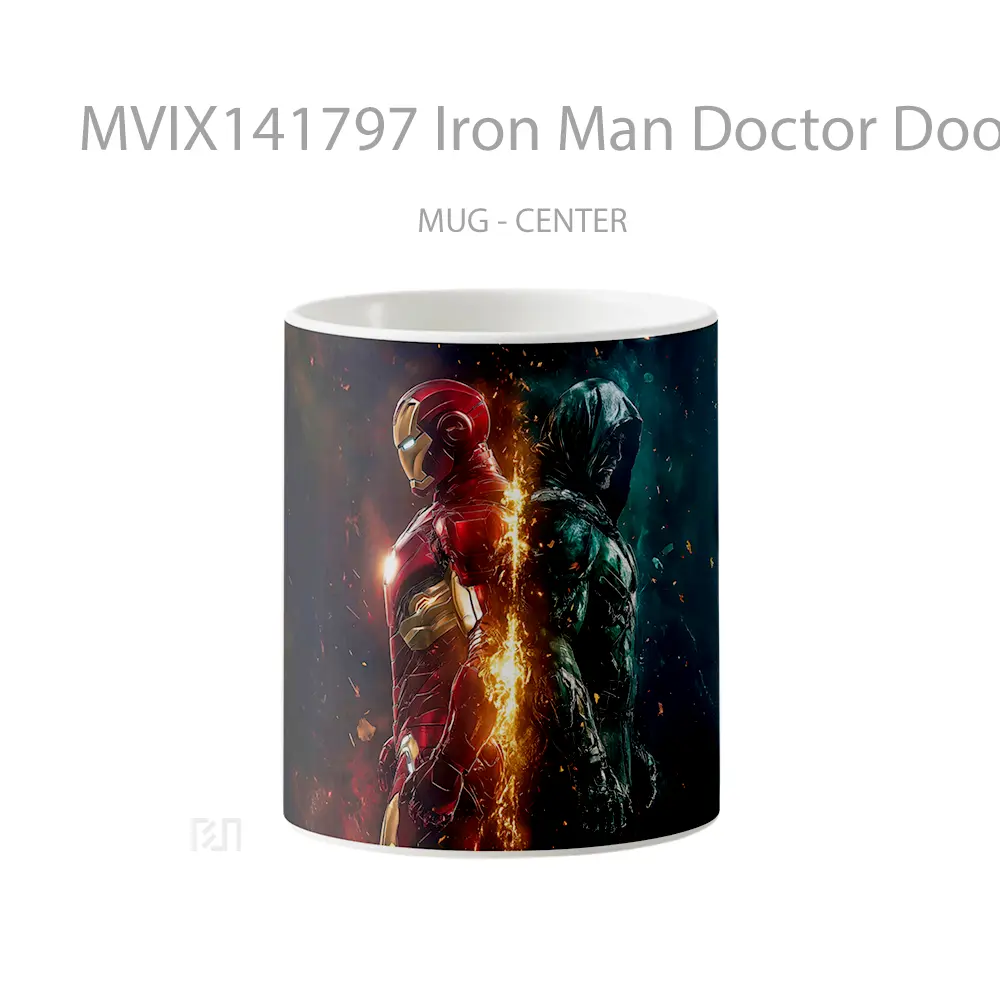 Mug Iron Man Doctor Doom Comics Gelas Superhero