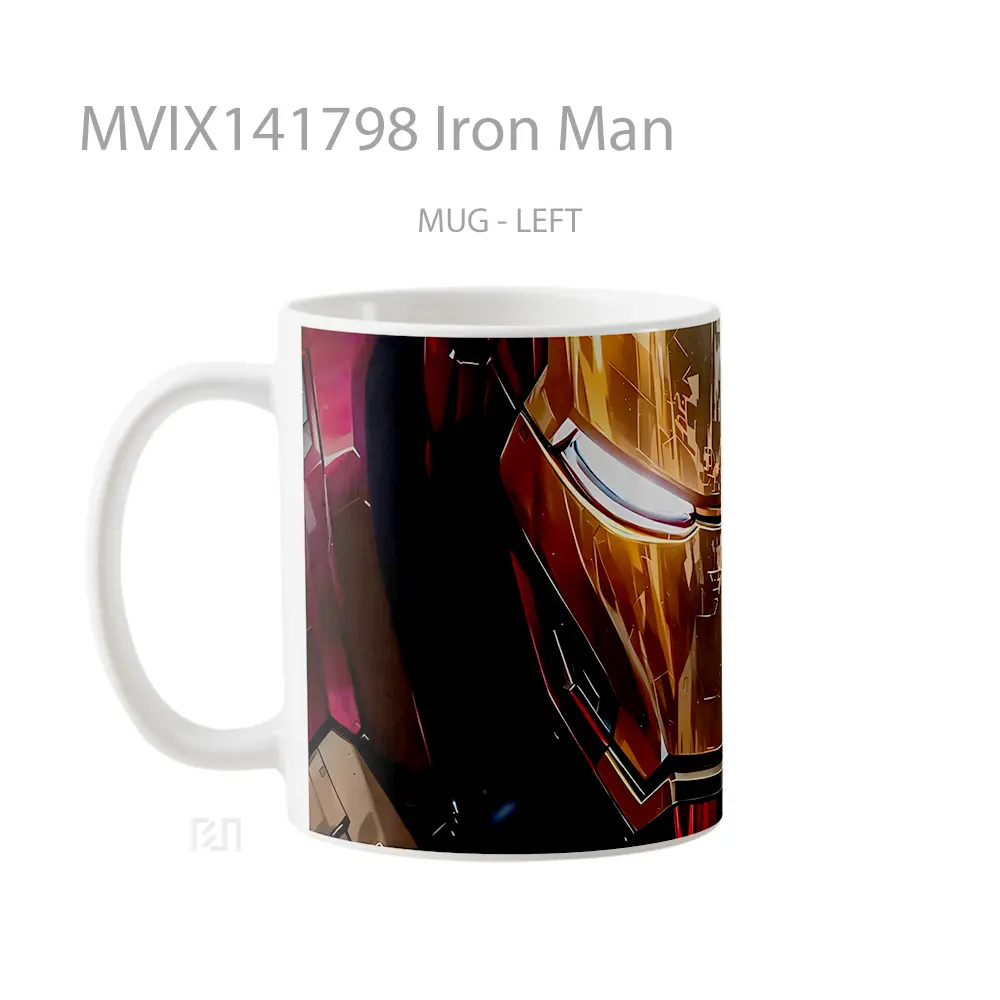 Mug Iron Man Gelas Superhero - All-side / Desain
