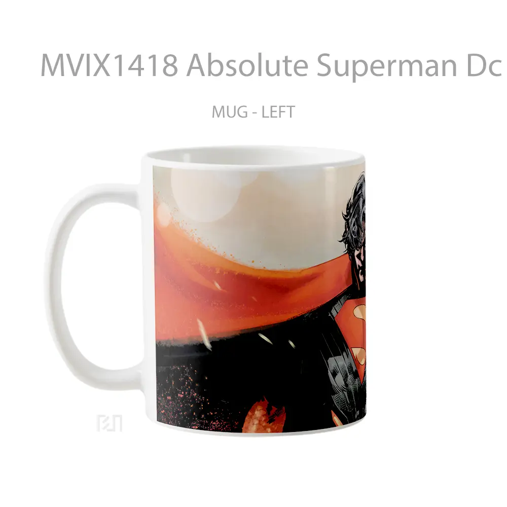 Mug Absolute Superman Dc Superhero Gelas Superhero - All-side / Desain