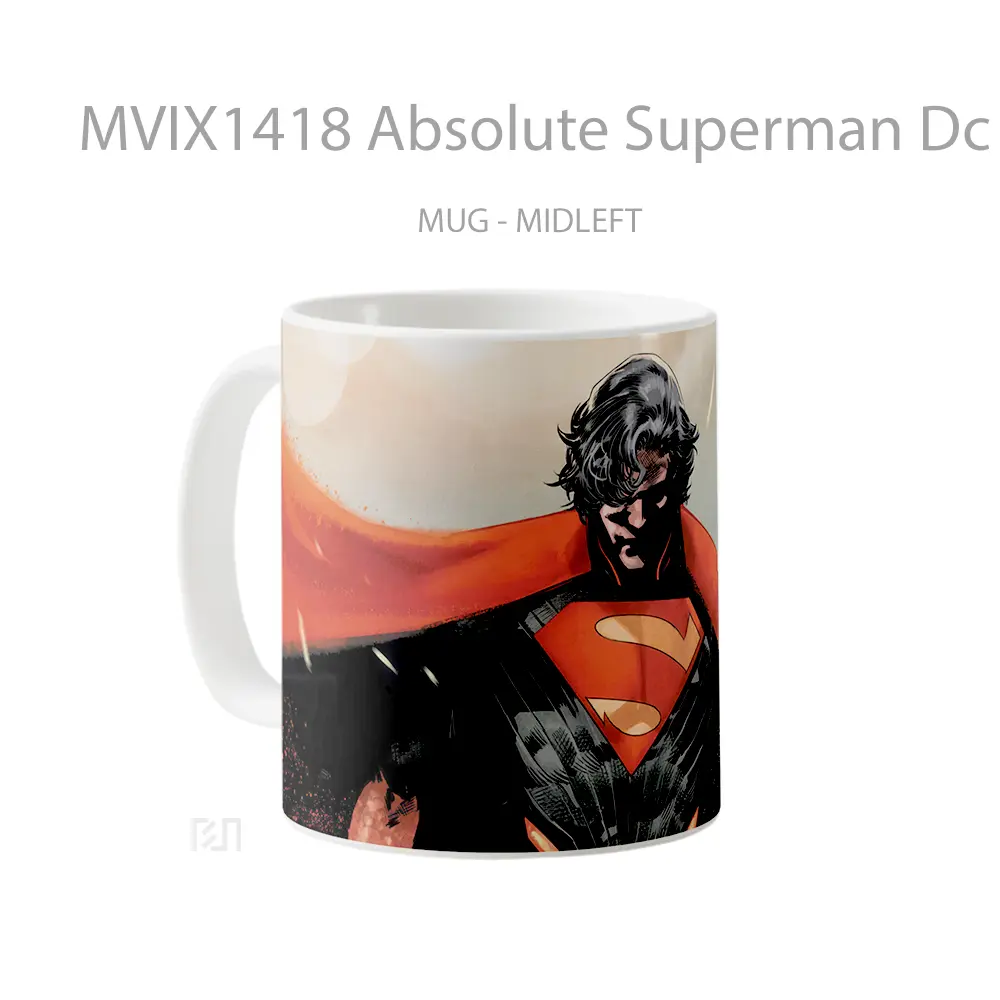 Mug Absolute Superman Dc Superhero Gelas Superhero - All-side / Desain