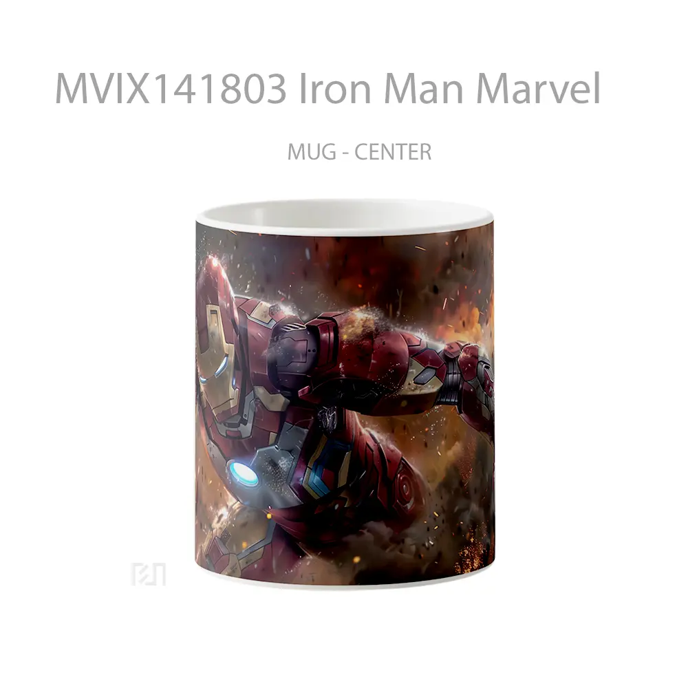 Mug Iron Man Marvel Gelas Superhero