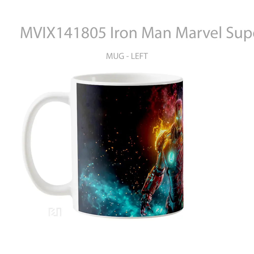 Mug Iron Man Marvel Superhero Gelas Superhero - All-side / Desain