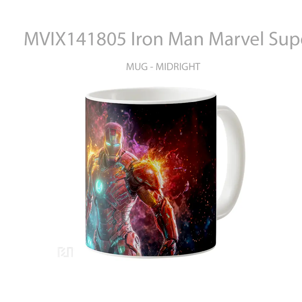 Mug Iron Man Marvel Superhero Gelas Superhero - All-side / Desain