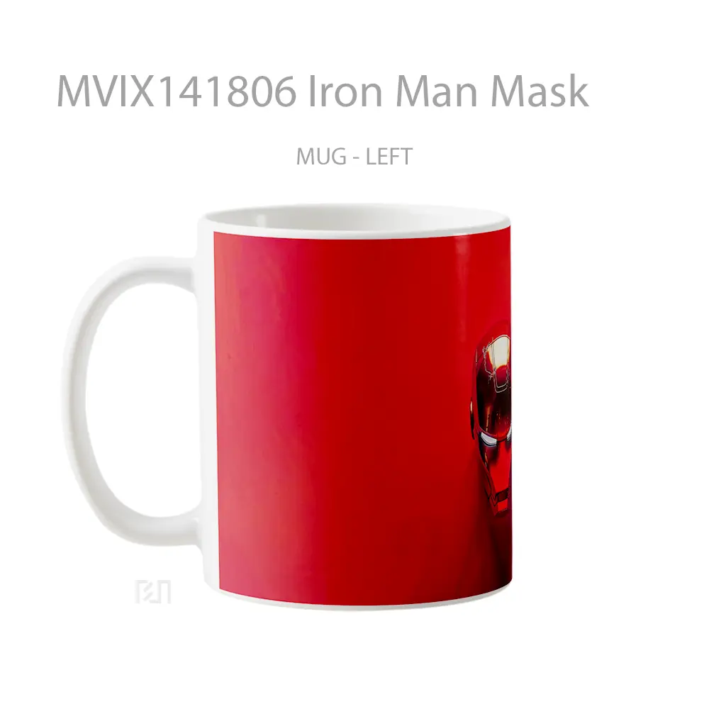 Mug Iron Man Mask Gelas Superhero - All-side / Desain